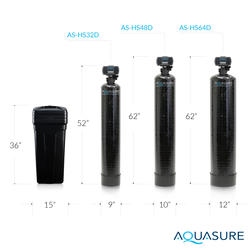 Aquasure Harmony Series 32 000 Grain Whole House Water Softener At Menards