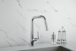 Tuscany Chevek One Handle Pull Down Chrome Kitchen Faucet At Menards