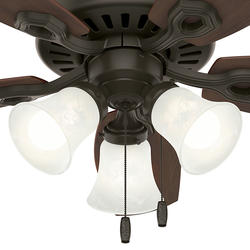 Hunter Builder New Bronze Indoor Led Ceiling Fan At Menards