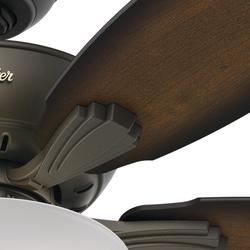 Hunter Bowmore New Bronze Indoor Led Ceiling Fan At Menards