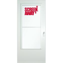 Larson Brookfield Screen Away X White Retractable Screen