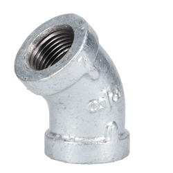 STZ Industries 3 8 FIP Galvanized Pipe 45 Degree Elbow At Menards