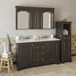 Magickwoods Libertyville W X D X H Deep Mocha Linen Cabinet At