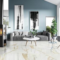 Ms International Eden Polished Calacatta X Porcelain Floor And