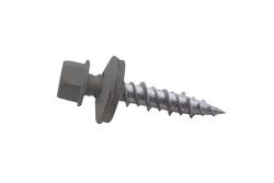 Pro Grip 10 X 1 Wood Grip Hex Drive Matte Dover Gray Pole Barn Screw