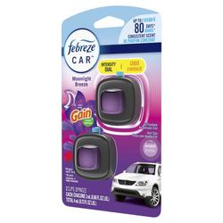 Febreze Car Gain Moonlight Breeze Scent Vent Clip Auto Air