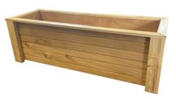 Real Wood Products 35 Cedar Deck Box Planter At Menards