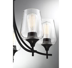 Savoy House Essentials Octave 5 Light Black Chandelier At Menards