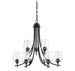 Savoy House Essentials Octave 9 Light Black Chandelier At Menards