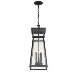 Savoy House Millford Light Matte Black Outdoor Hanging Lantern At