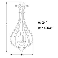 Patriot Lighting Monrovia Oil Rubbed Bronze Light Pendant At Menards