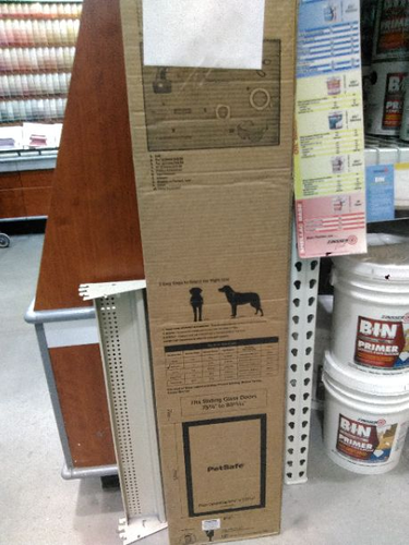 Menards pet outlet door