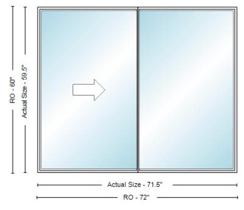 JELD-WEN® Good Series Vinyl Sliding Window with Nailing Flange at Menards®