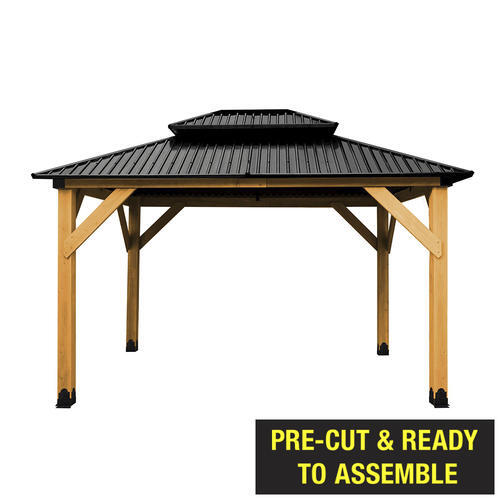 12 ft. x10 ft. Outdoor Wooden Gazebo at Menards®