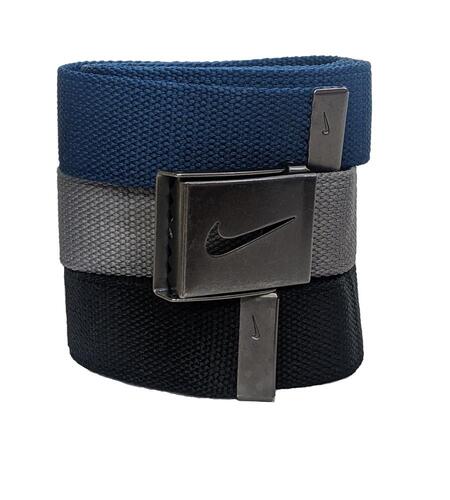 Nike men's 3 pack fashion web belt