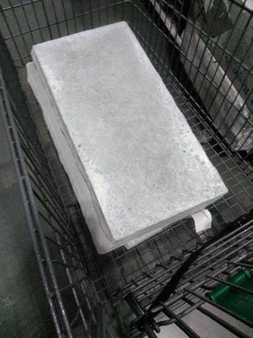 24 x 12 Gray Wall Pillar Cap