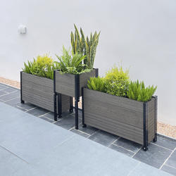 EverBloom 3 Planter Bundle Gray Corner & Trough at Menards®