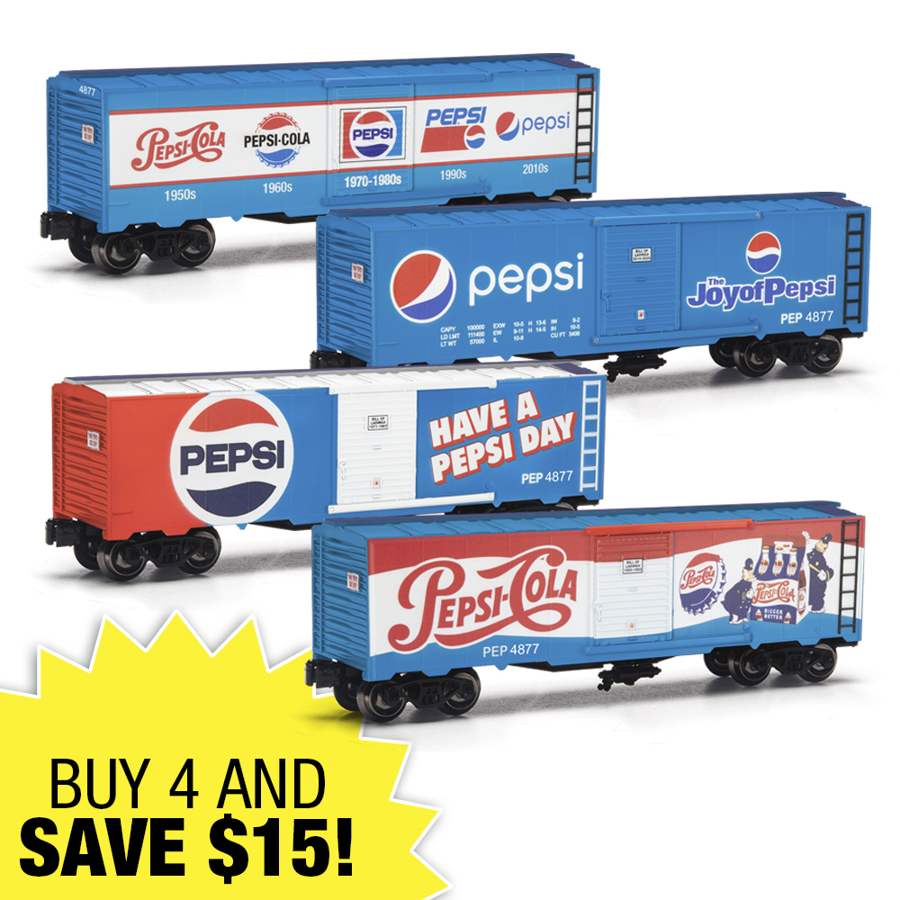 Menards have Pepsi boxcars | O Gauge Forum