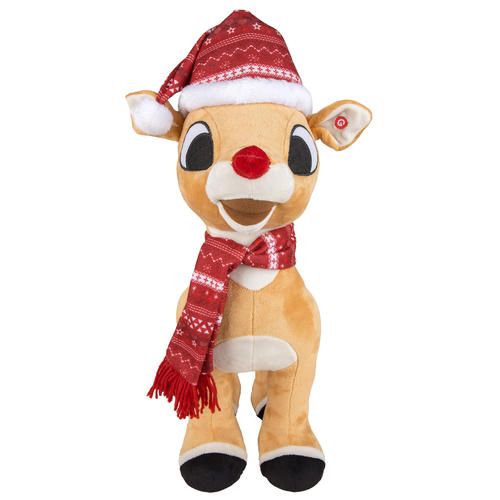 Rudolph® 20-1/4" Rudolph with Light Up Nose Holiday Greeter
