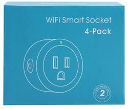 Smart Socket WiFi 8 Pack White YX-WS01 Smart Plug Compatible Alexa