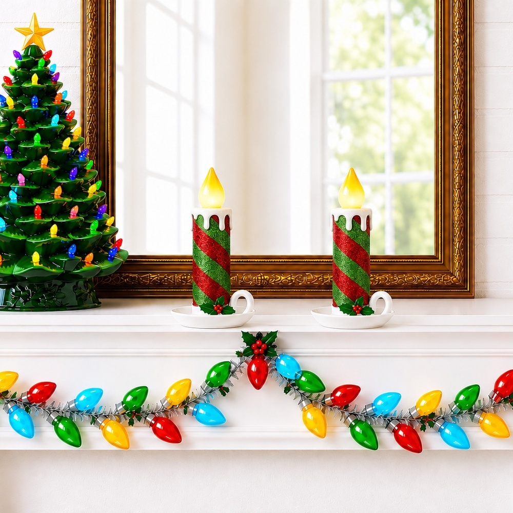 Mr. Christmas Chamberstick Candle - Thumbnail 4