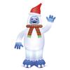 Enchanted Forest® 20' LED Giant Yeti with Santa Hat Christmas Inflatable