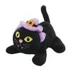 Pumpkin Hollow™ 7" Animated Witch Cat with Sound Halloween Plush