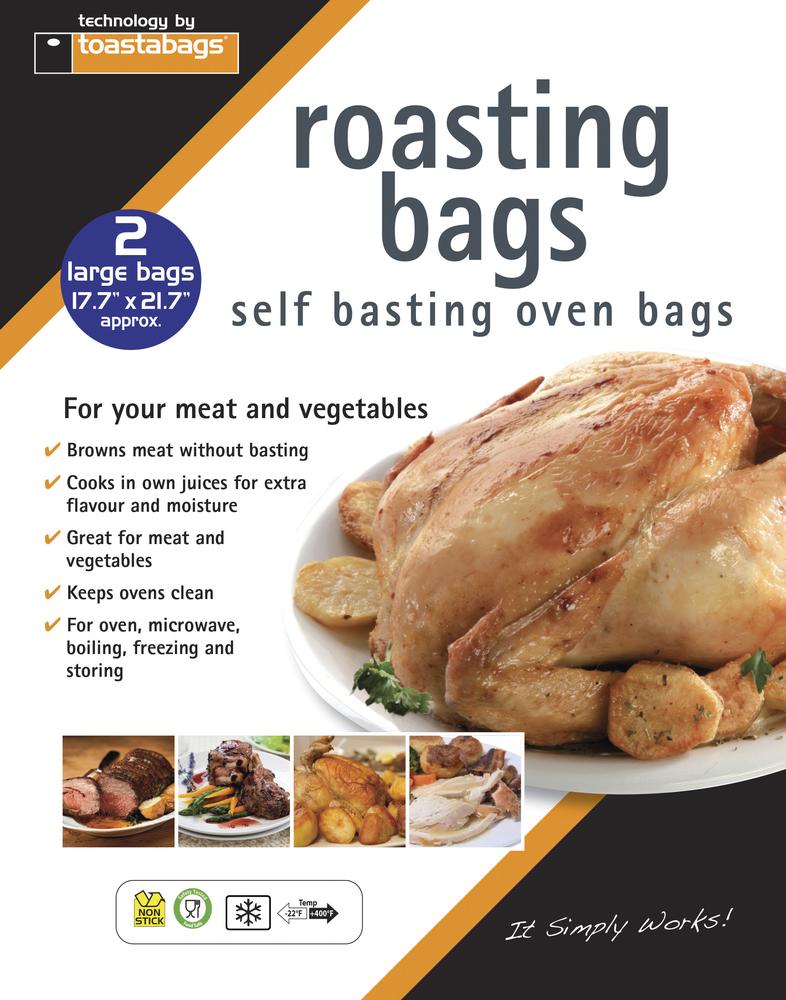 Self Basting Turkey Oven Bags - 2 Pack