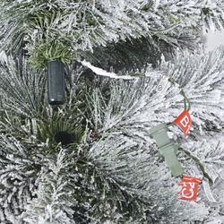 Menards artificial flocked christmas trees Clearance