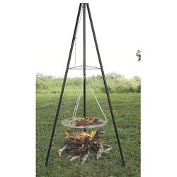 Campfire pot holder, 3 legged stand for dutch ovens & camp ovens to cook  over campfires or fire pits. Ma…
