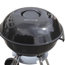 MASTER COOK 22 in. Charcoal Grill Round With Wheels - Outdoor Barbecue Grill  For Camping Tailgating and Patio-Kettle Grill SRCG21010 - The Home Depot