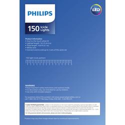 Philips Remains Lit® 14.5' Warm White 150-Light Selectable Twinkle