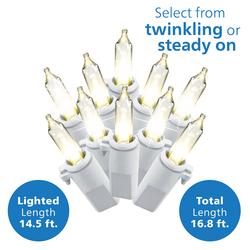 Philips Remains Lit® 14.5' Warm White 150-Light Selectable Twinkle