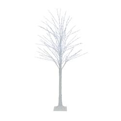 Enchanted Forest® 7' LED White Glitter Twig Tree at Menards®