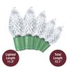 Enchanted Forest® 35-Light Pure White Faceted C9 Christmas String Light Set