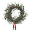 Enchanted Forest® 24'' Mixed Artificial Christmas Wreath with Berries, Pinecones & Bow