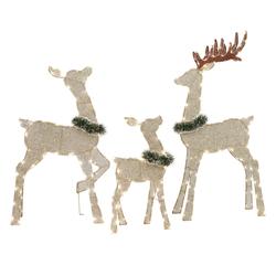 Enchanted Forest® LED Glittering Mesh Deer Family - 3 Pack at Menards® Enchanted Forest® LED Glittering Mesh Deer Family - 3 Pack at Menards®