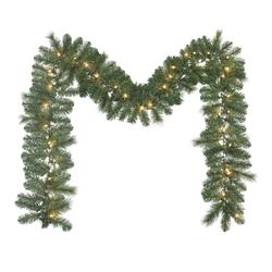 menards lighted christmas garland