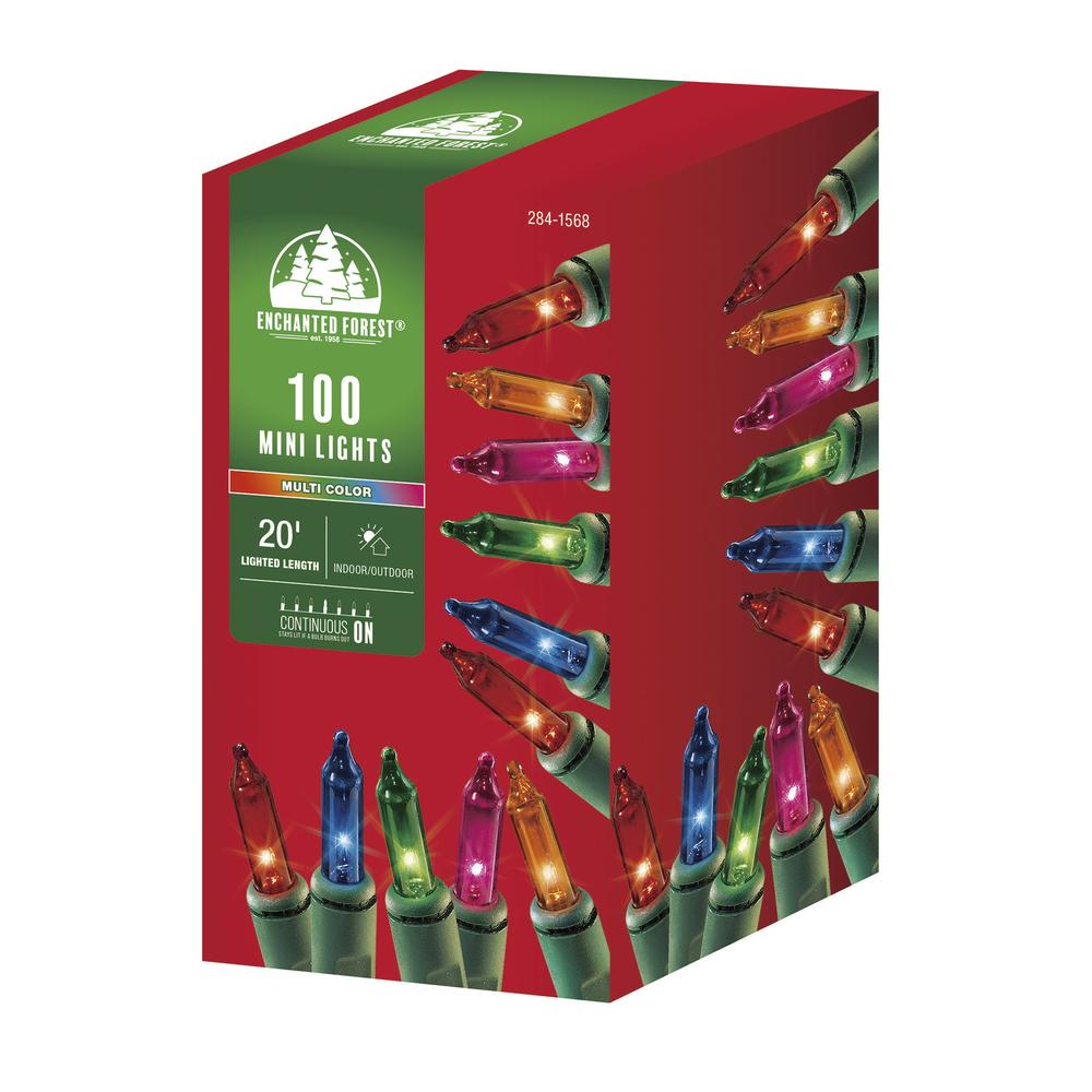 Enchanted Forest® 100-Light Multicolor Mini Christmas String Light Set