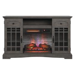ChimneyFree® Hayden 54" Weathered Gray Electric Fireplace Entertainment Center