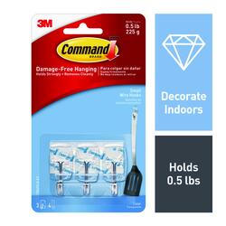 3M Command™ Clear Small Wire Wall Hook - 9 Pack at Menards®