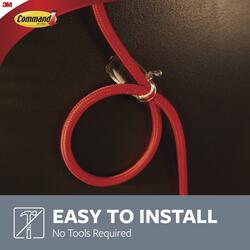 3M Command™ Clear Large Cord Clip - 2 Pack at Menards®