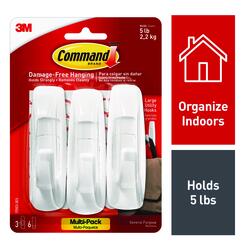 3M Command™ Large Utility Wall Hook - 3 Pack at Menards®