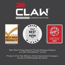 3M CLAW™ 15 lb. Drywall Picture Hanger with Temporary Spot Marker - 5 Pack  at Menards®