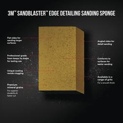 3M Detail Area/Angled Drywall Sanding Sponge