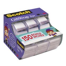 Scotch® GiftWrap Tape, 15-C, 3/4 in x 18 yd (19 mm x 16.5 m)