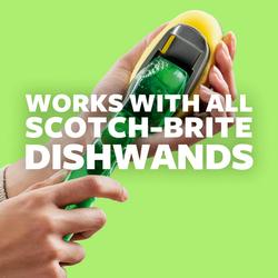 Scotch-Brite® Heavy-Duty Dishwand Refill Sponge Heads, 2 pk - Kroger