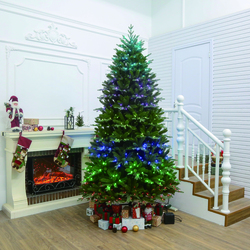 Enchanted Forest® 9' Prelit LED Lenorah Pine with Music Box