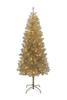 Enchanted Forest® 6.5' LED Prelit Plum Tinsel Artificial Christmas Tree