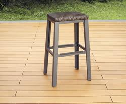 Backyard Creations® Galloway Wicker Seat Patio Bar Stool Set - 4 Pack ...